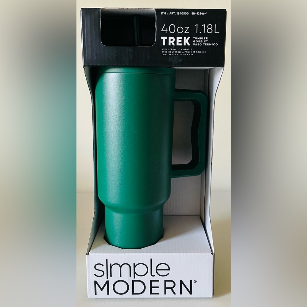 Simple Modern Green Trek Tumbler 40oz - New in box